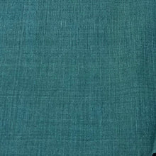 Load image into Gallery viewer, Teal Green Cotton Linen Fabric