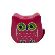 Load image into Gallery viewer, Deep Pink Owl Money Bank