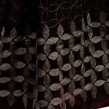 Load image into Gallery viewer, Black Orchid Kantha Stitched Stole