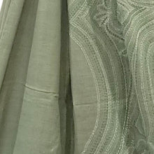Load image into Gallery viewer, Aqua Mist Kantha Stitch Stole