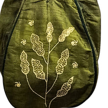 Load image into Gallery viewer, Leaf Kantha Stitched Batua Bag