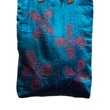 Load image into Gallery viewer, Flower Garden Kantha Stitched Shoulder Bag