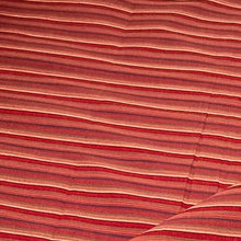 Load image into Gallery viewer, Handwoven Striped Earthy Reds & Browns Fabric