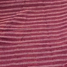 Load image into Gallery viewer, Handwoven Multicolour Striped Cotton Fabric