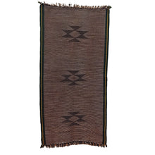 Load image into Gallery viewer, Green & Yellow Border Reversible Floor Rug
