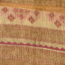 Load image into Gallery viewer, Beige & Rust Printed Kota Saree