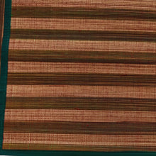 Load image into Gallery viewer, Maroon With Green Piping Table Mats With Runner-Set-6Pcs