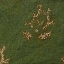 Load image into Gallery viewer, Olive Green Golden Printed Fabric