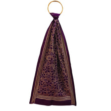 Load image into Gallery viewer, Rust Colour Base Kantha Stitched Stole