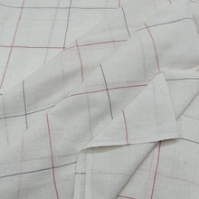 Load image into Gallery viewer, Red & Black Checks Fabric