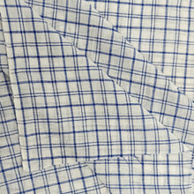 Load image into Gallery viewer, White & Blue Checks Fabrics