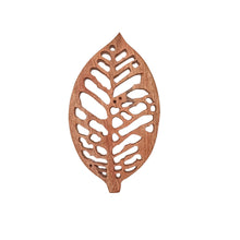 Load image into Gallery viewer, Wooden Leaf Hot Pot Holder-Medium
