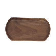 Load image into Gallery viewer, Wooden Round Corner Tray