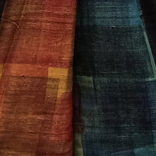 Load image into Gallery viewer, Yellow & Green Tussar Stole