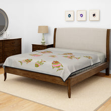 Load image into Gallery viewer, Applique Multicolour Fishes Bedcover