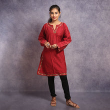 Load image into Gallery viewer, Kantha Embroidered Kurti