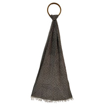 Load image into Gallery viewer, Black And White Cotton Printed Stole