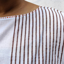 Load image into Gallery viewer, Cotton Cap Sleeve Top Brown