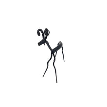 Load image into Gallery viewer, Wrought Iron Deer With Curved Horns