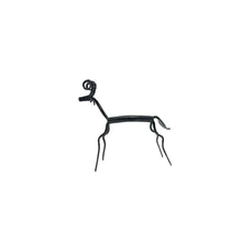 Load image into Gallery viewer, Wrought Iron Deer With Curved Horns
