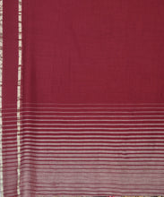 Load image into Gallery viewer, Sliver Zari Border Cotton Saree
