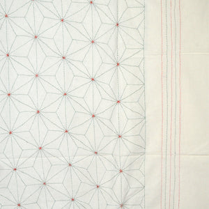 Floral Kantha Stitched Bedcover