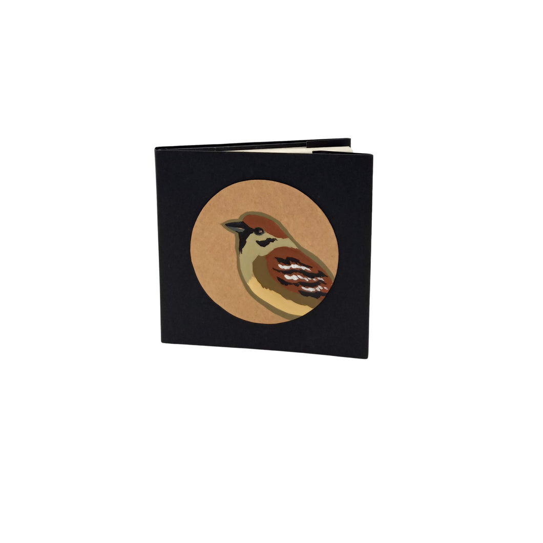 Black Beak Bird Design Note Book