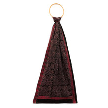 Load image into Gallery viewer, Black Colour Base With Red Border Kantha Stitched Stole
