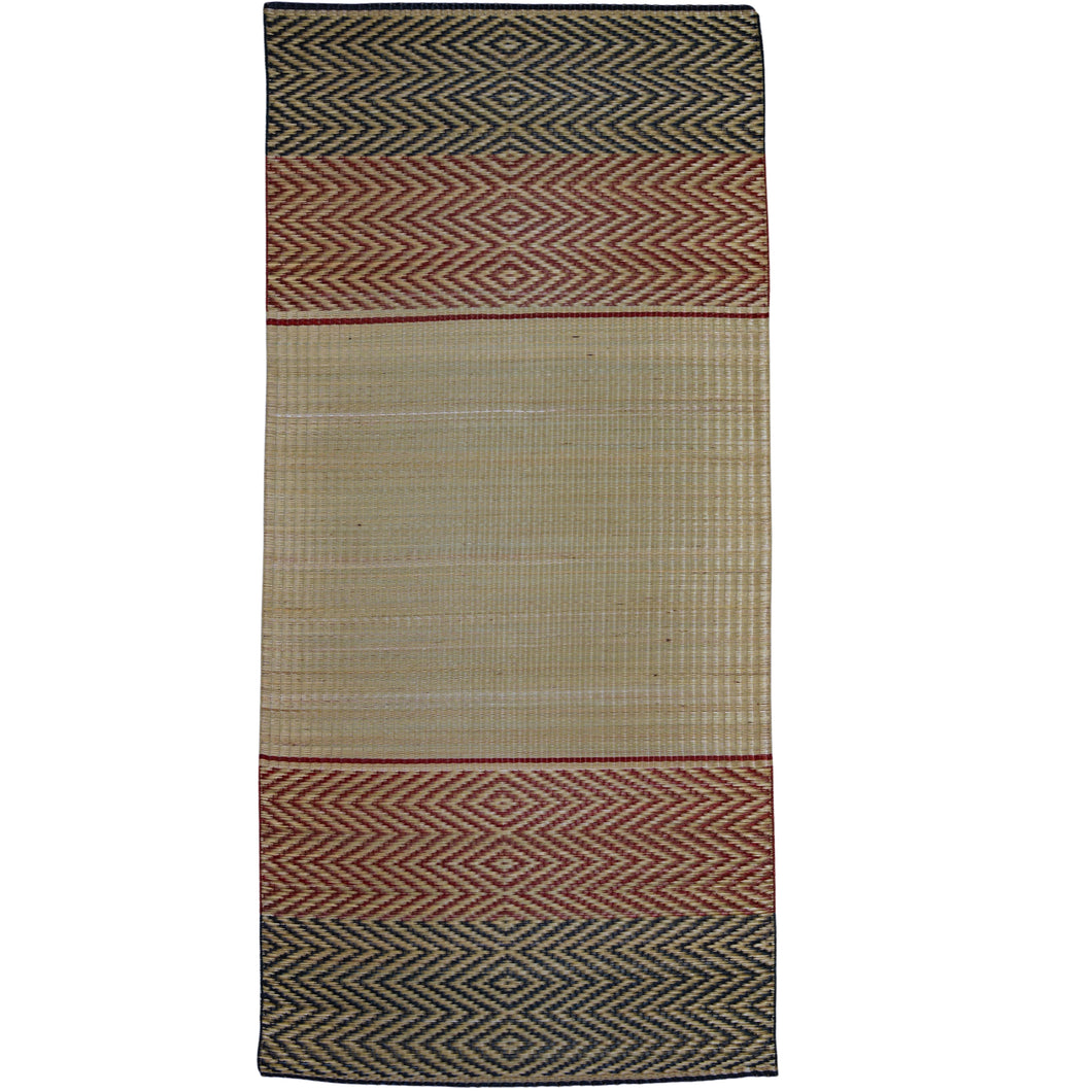 Black & Maroon Border Madur