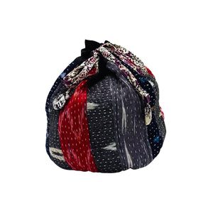 Black & Red Patcwork Batua Bag