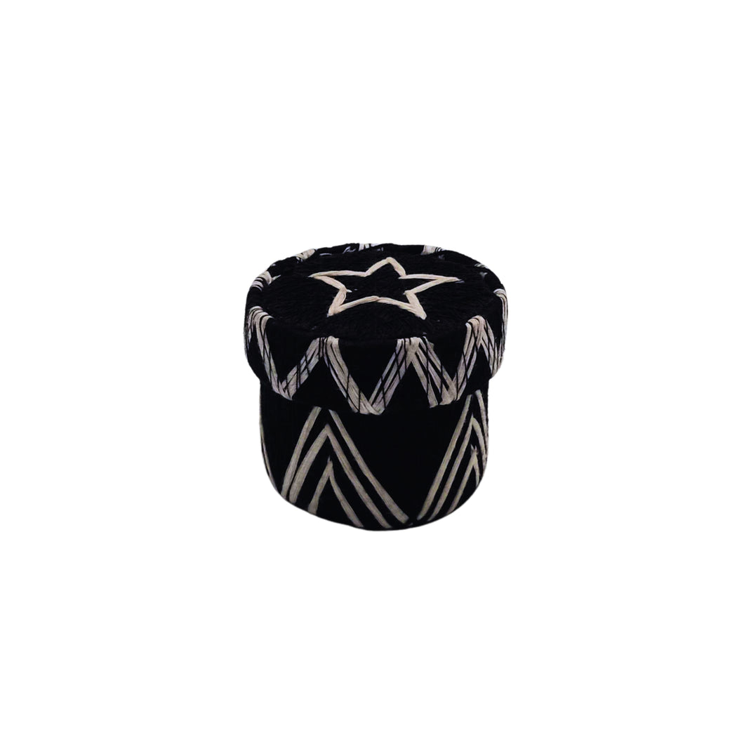 Black & White Coir Box-Small