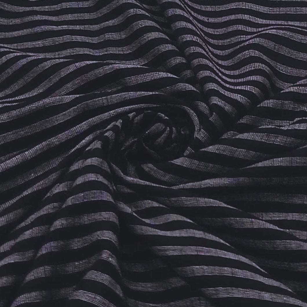 Black & White Stripes Fabric