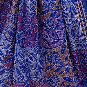 Blue Kantha Stitched Dupatta