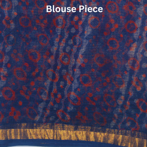 Blue Zari Border Kota Saree
