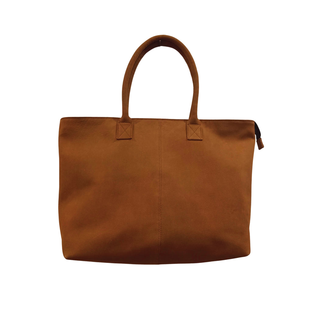 Brown Rectangle Shoulder Bag