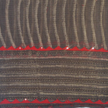 Load image into Gallery viewer, Brown With White Stripes Kota Saree
