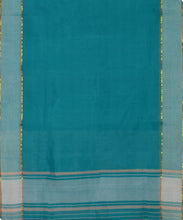 Load image into Gallery viewer, Cotton Blue Border Saree
