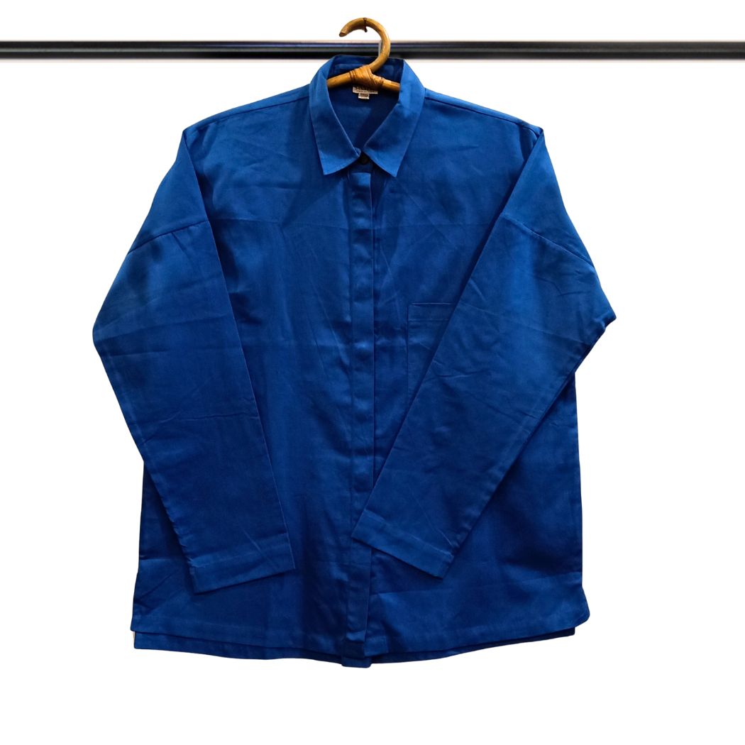 Dark Blue Women’s Cotton Shirt