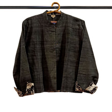 Load image into Gallery viewer, Dark Grey Collar Top
