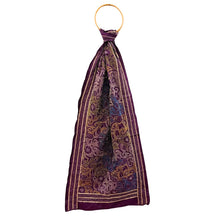 Load image into Gallery viewer, Dark Maroon Colour Base Kantha Stitched Stole
