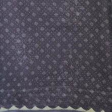 Load image into Gallery viewer, Deep Grey With White Printed Kota Saree
