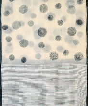 Load image into Gallery viewer, Dune Dots &amp; Lines Saree With Blouse Piece

