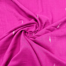 Load image into Gallery viewer, Fuchsia Loom Grace Jamdani Buti Fabrics
