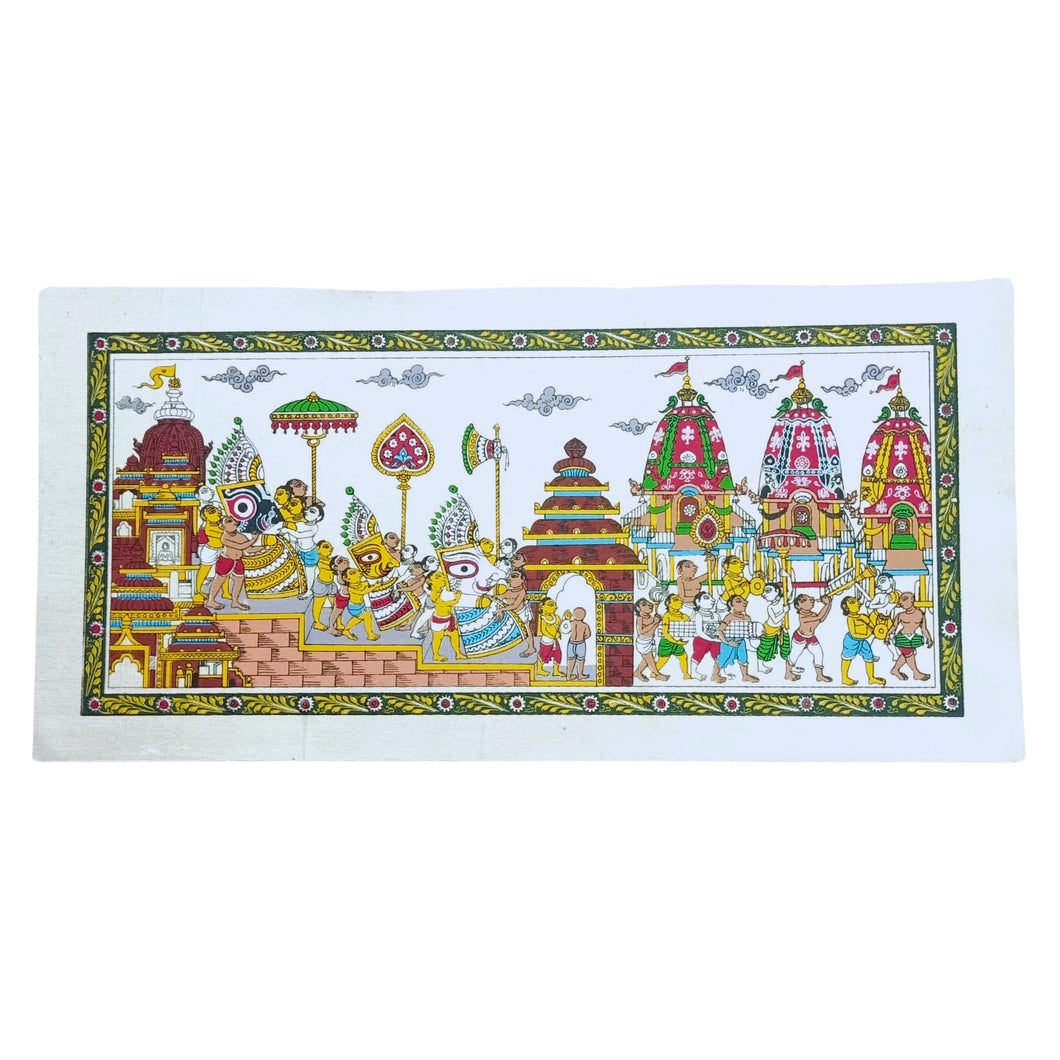 God ,Goddess & Chariot Painting