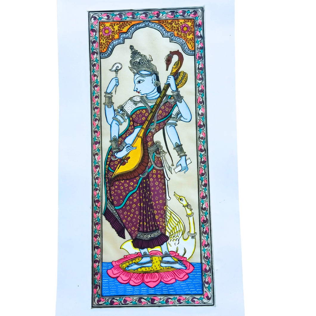 Goddess Saraswati Painting