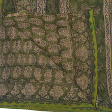 Load image into Gallery viewer, Green With White Printed Kota Saree
