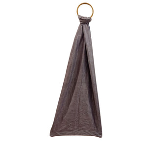 Grey & Navy Blue  Silk Reversible Stole