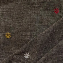 Load image into Gallery viewer, Grey With Multicolour Jamdani Motif Fabric

