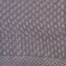 Load image into Gallery viewer, Grey With White Printed Kota Saree
