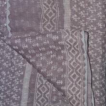 Load image into Gallery viewer, Grey With White Printed Kota Saree
